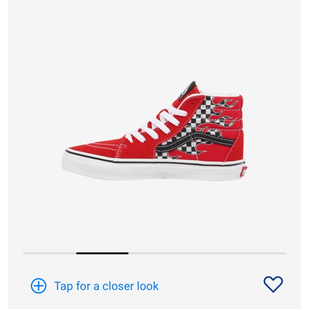 VANS SKI 8 HIGH red flare